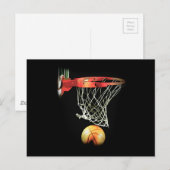 Basketball Postkarte (Vorne/Hinten)