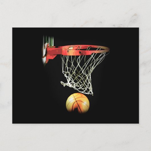 Basketball Postkarte (Vorderseite)