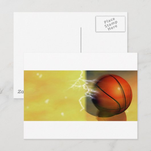 Basketball Postkarte (Vorne/Hinten)