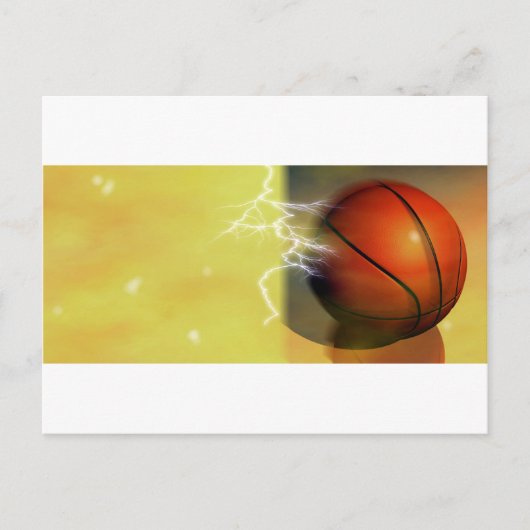 Basketball Postkarte (Vorderseite)