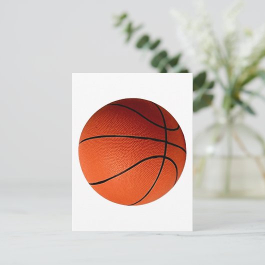 Basketball Postkarte (Stehend Vorderseite)