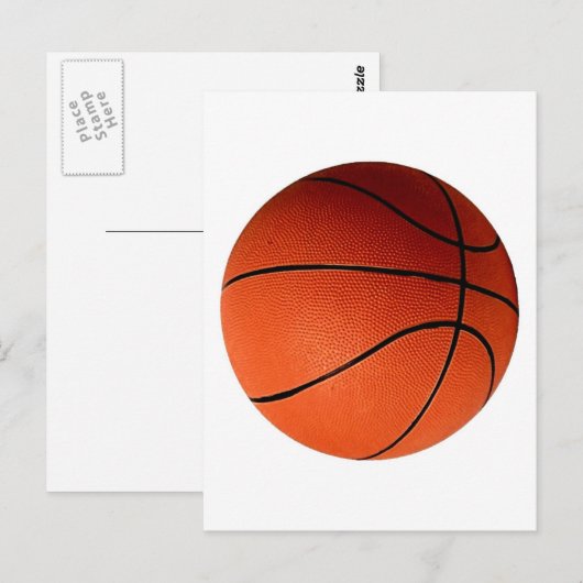 Basketball Postkarte (Vorne/Hinten)