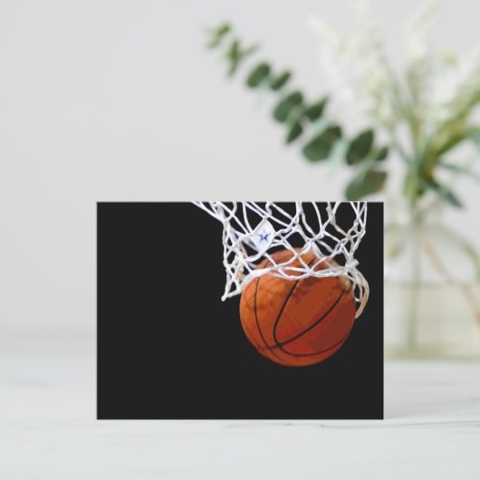 Basketball Postkarten (Stehend Vorderseite)