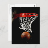 Basketball Postkarten (Vorne/Hinten)
