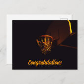 Basketball-Postkarten Postkarte (Vorne/Hinten)