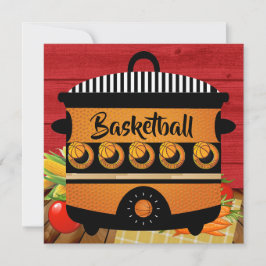 Basketball - Pot Luck - Ansammlung Einladung