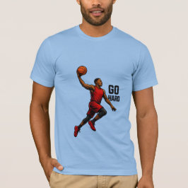 Basketball Power Move T - Shirt - Starke Einstellu