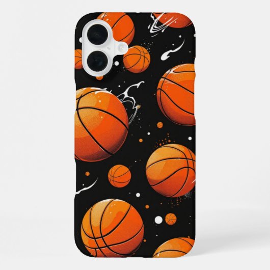 Basketball-Prellfall-Case iPhone Hülle (Rückseite)