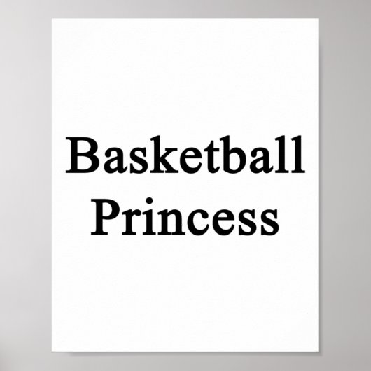 Basketball Princess Poster (Vorne)