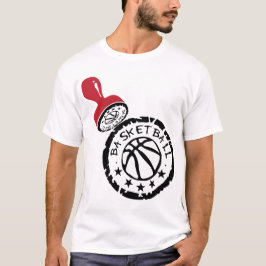 Basketball-Puffer-Puffern-Amortiguin-Puffer-Puffer T-Shirt