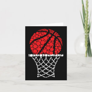 Basketball Punkte Frohen Punktetag Für Kinder Mann Karte