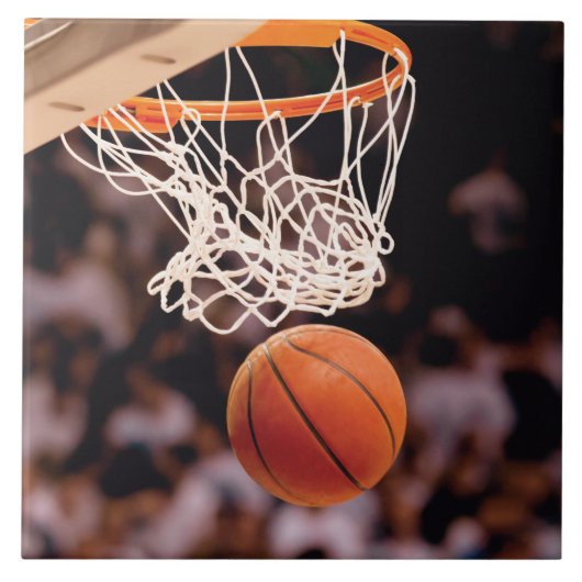 Basketball-Punktestand Fliese (Vorderseite)