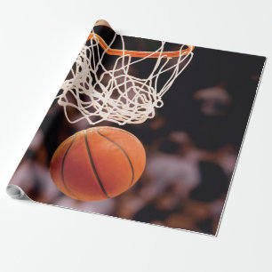 Basketball-Punktestand Geschenkpapier
