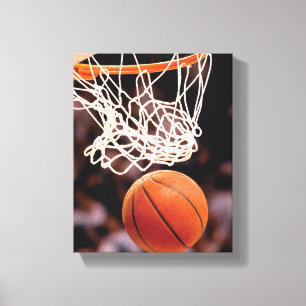 Basketball-Punktestand Leinwanddruck