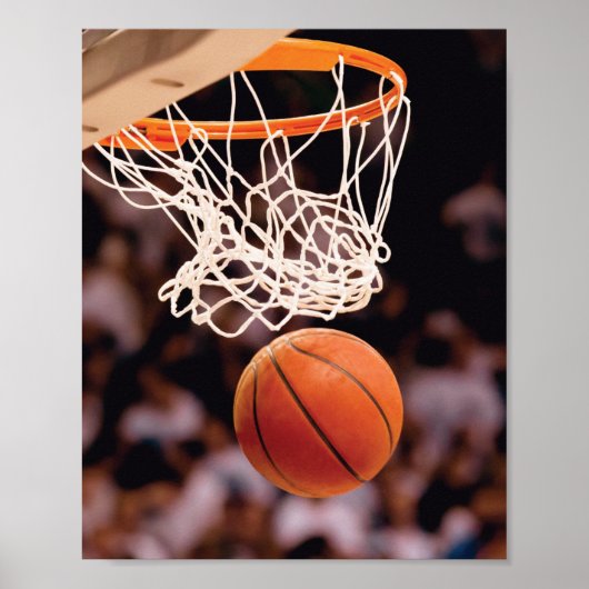 Basketball-Punktestand Poster (Vorne)