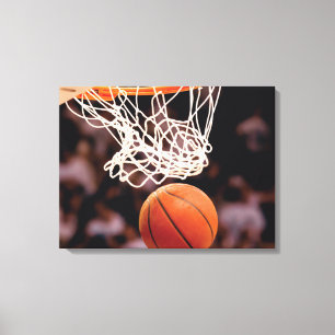 Basketball-Punktvergabe Leinwanddruck