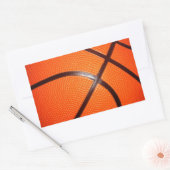 Basketball Rechteckiger Aufkleber (Umschlag)