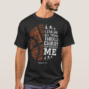 Basketball Redewendungen Christlich Verse Teen Boy T-Shirt