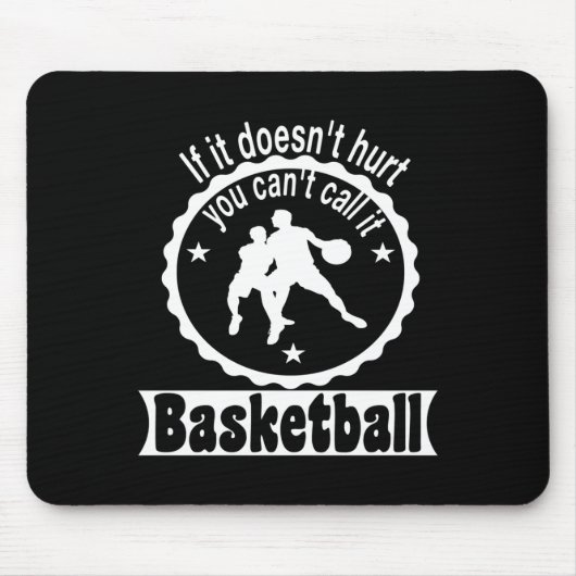 Basketball Redewendungen Team Coach Geschenk Idee Mousepad (Vorne)