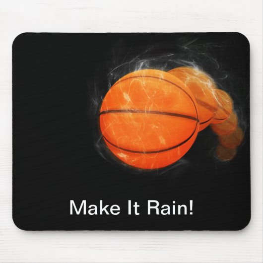 Basketball-Regen kundengerecht Mousepad (Vorne)