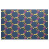 Basketball-Regenbogen-Muster - ändern Sie Farbe Stoff (Fat Quarter (45,7 x 55,9 cm))