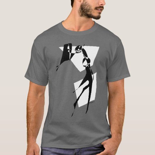 Basketball Retro White T-Shirt (Vorderseite)