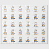 Basketball Rookie Of The Year First Birthday Geschenkpapier (Flach)