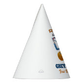 Basketball Rookie Of The Year First Birthday Partyhütchen (Links)