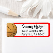 Basketball rot und schwarz (Insitu)