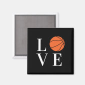 Basketball ruft an - Basketball Lover Magnet (Vorderseite/Rückseite)