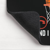 Basketball ruft und ich muss gehen1 mousepad (Ecke)