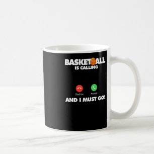 Basketball ruft und ich muss gehen kaffeetasse