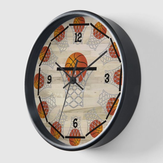 Basketball Runde Uhr (Winkel)