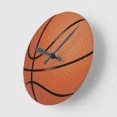 Basketball Runde Wanduhr (Winkel)