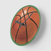 Basketball Runde Wanduhr (Winkel)