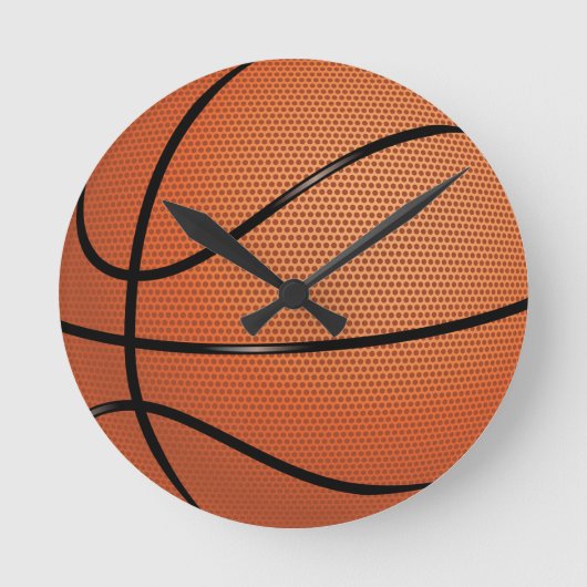 BASKETBALL RUNDE WANDUHR (Vorderseite)