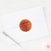 Basketball Runder Aufkleber (Umschlag)