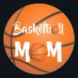 Basketball Runder Aufkleber<br><div class="desc">Destiny's Destiny Shops</div>