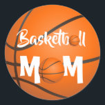 Basketball Runder Aufkleber<br><div class="desc">Destiny's Destiny Shops</div>