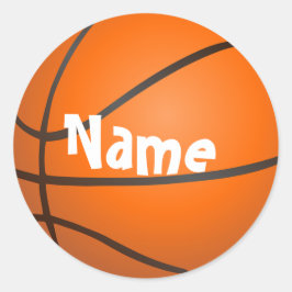 Basketball Runder Aufkleber