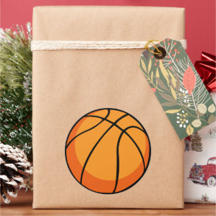 Basketball Runder Aufkleber