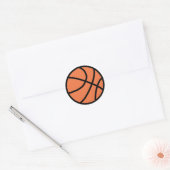 Basketball Runder Aufkleber (Umschlag)