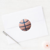 Basketball Runder Aufkleber (Umschlag)