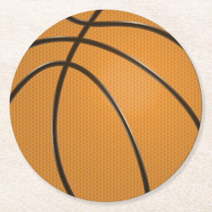 Basketball Runder Plastik Untersetzer
