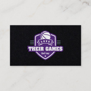 Basketball Sacramento Kings Jersey Color Visitenkarte