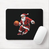 Basketball Santa Slam Dunk Ugly Weihnachten Mousepad (Mit Mouse)