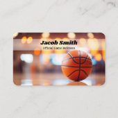 Basketball-Schiedsrichter-Agent Visitenkarte (Vorderseite)