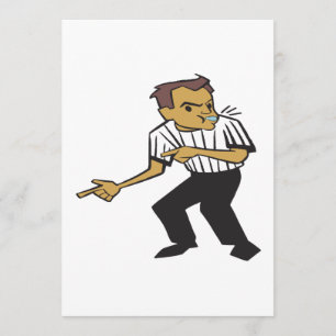 Basketball-Schiedsrichter Einladung