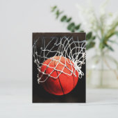 Basketball Schließen Artwork Vertikalpostkarten Postkarte (Stehend Vorderseite)