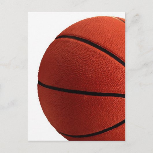 Basketball schließt vertikale Postkarten (Vorderseite)